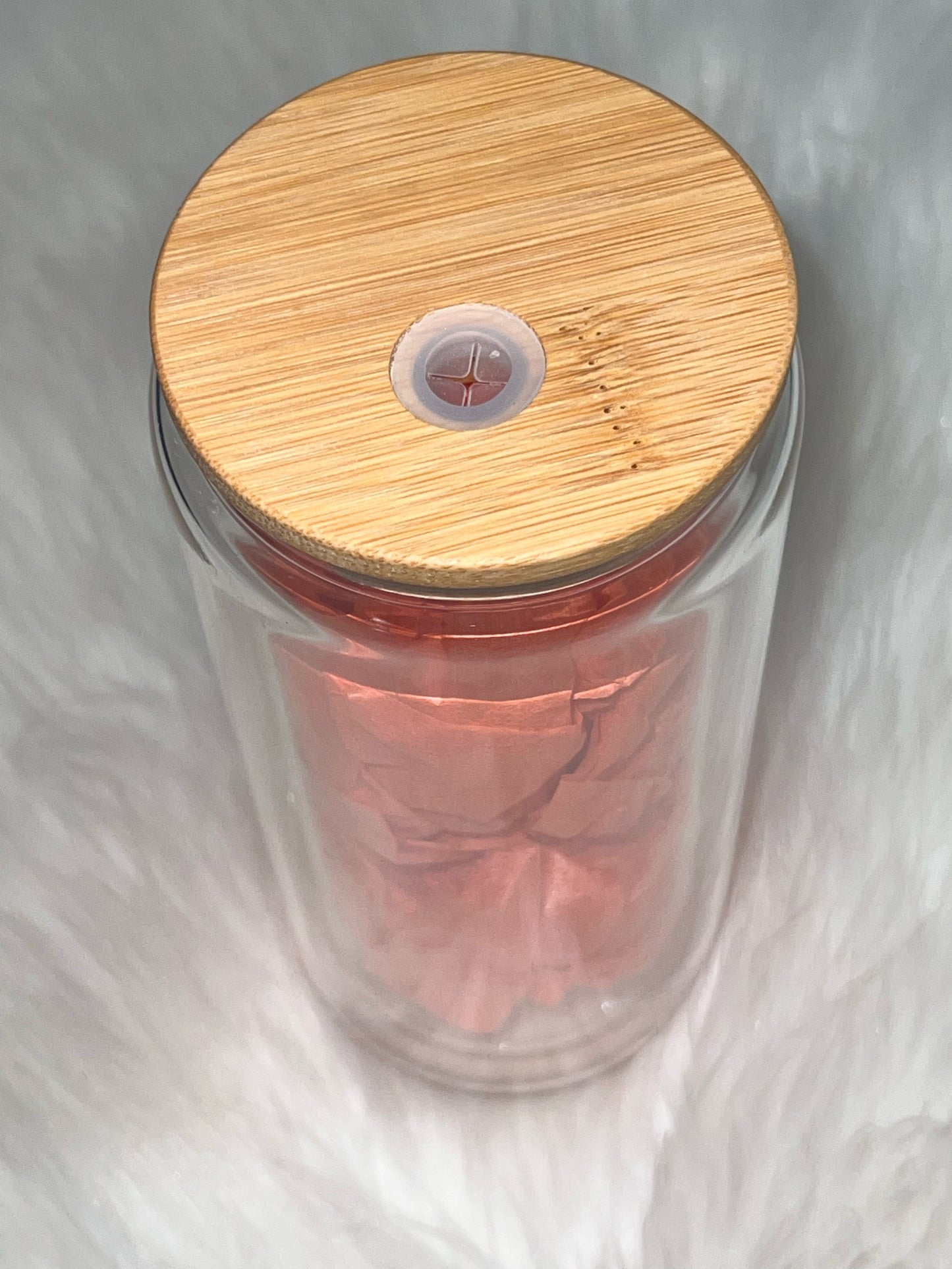 15oz Snow Globe Glass Can