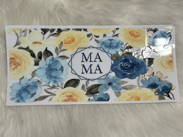 MAMA - Blue & Yellow Flowers