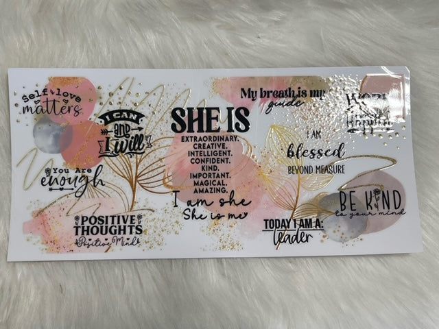 She is...