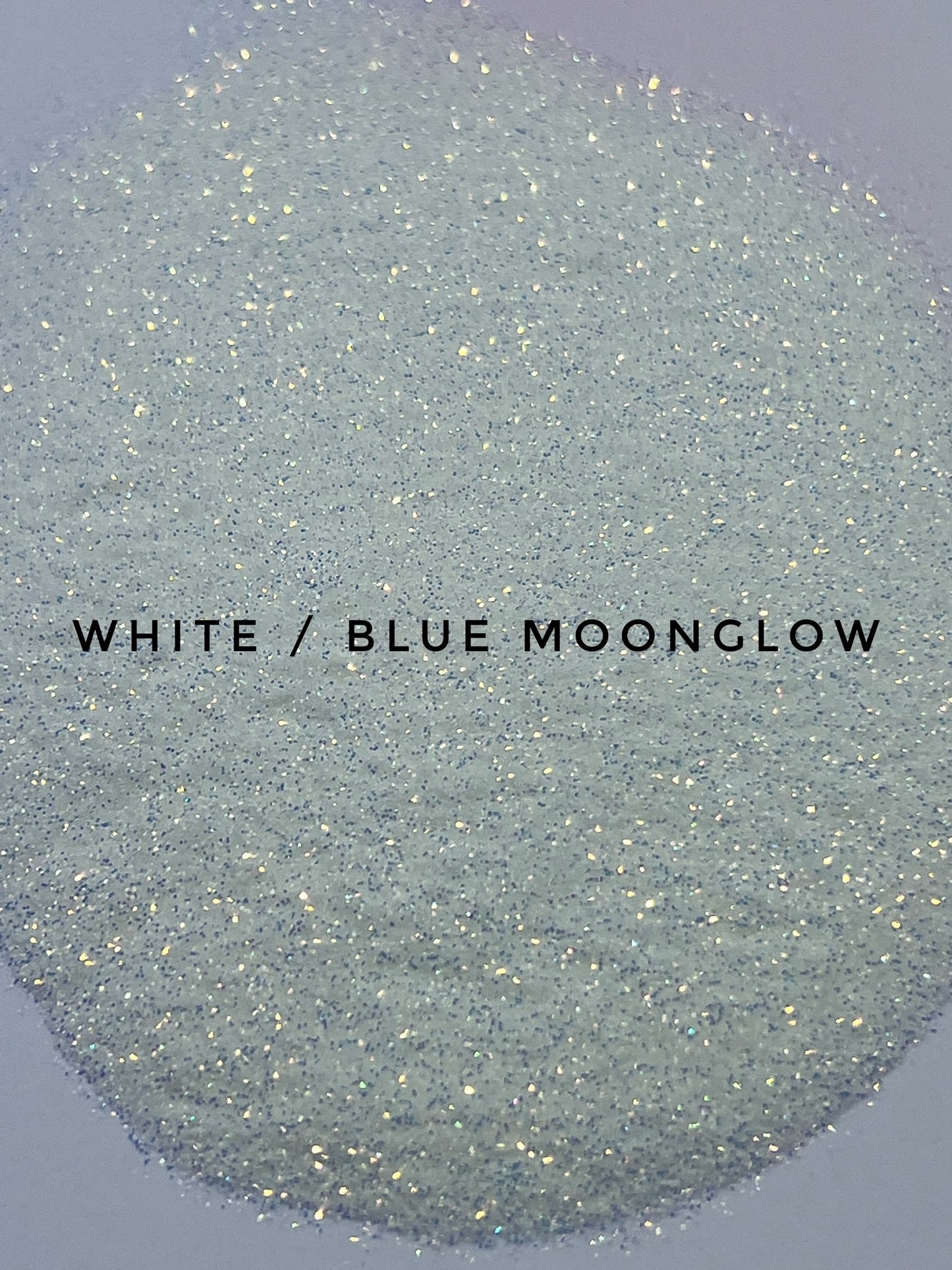 White to Blue Moonglow