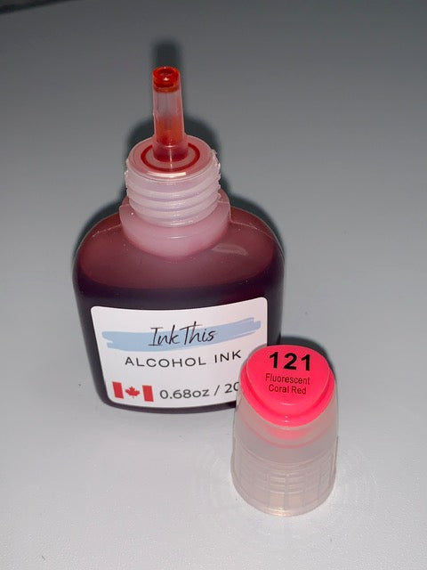 121 Fluorescent Coral Red