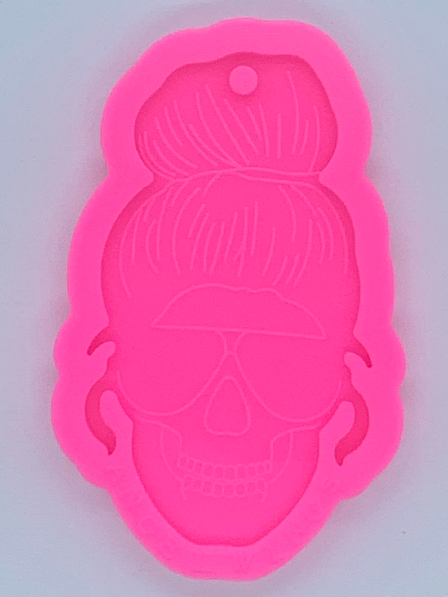 Messy Mom Bun Skull / Skeleton