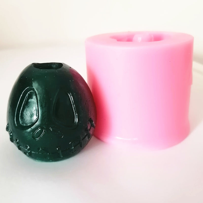 Jack Skellington Straw Topper Mold