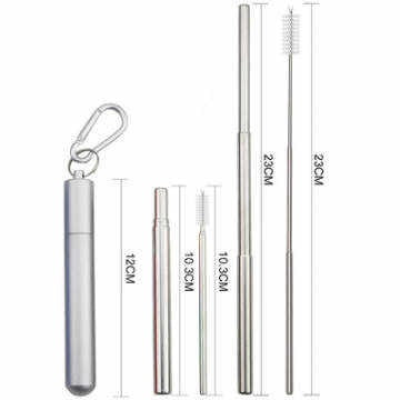 Collapsible Metal Straw