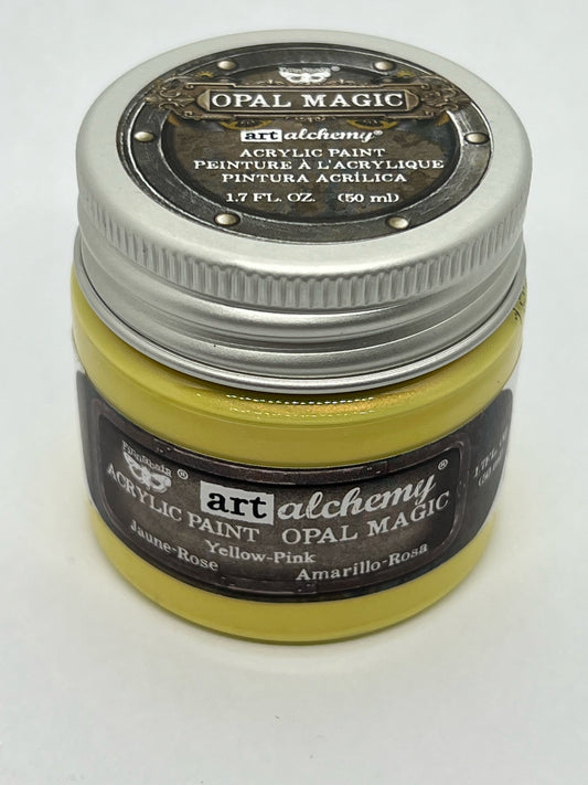 Opal Magic - Yellow-Pink - Acrylic Paint
