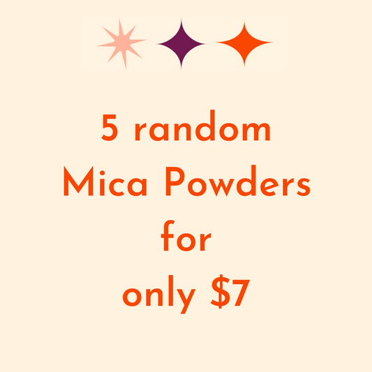 5 Mica Powders for $7