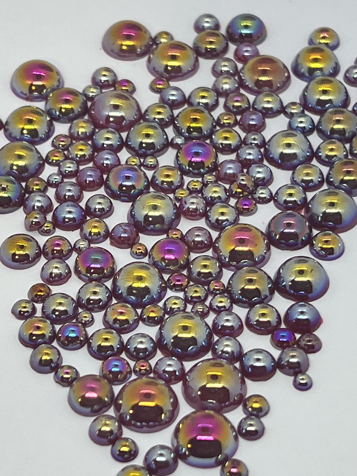 Bordeaux Cherry - Flat-Back Pearls