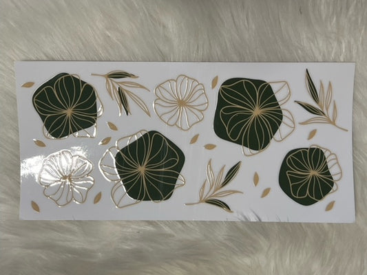 Green & Gold Leaves
