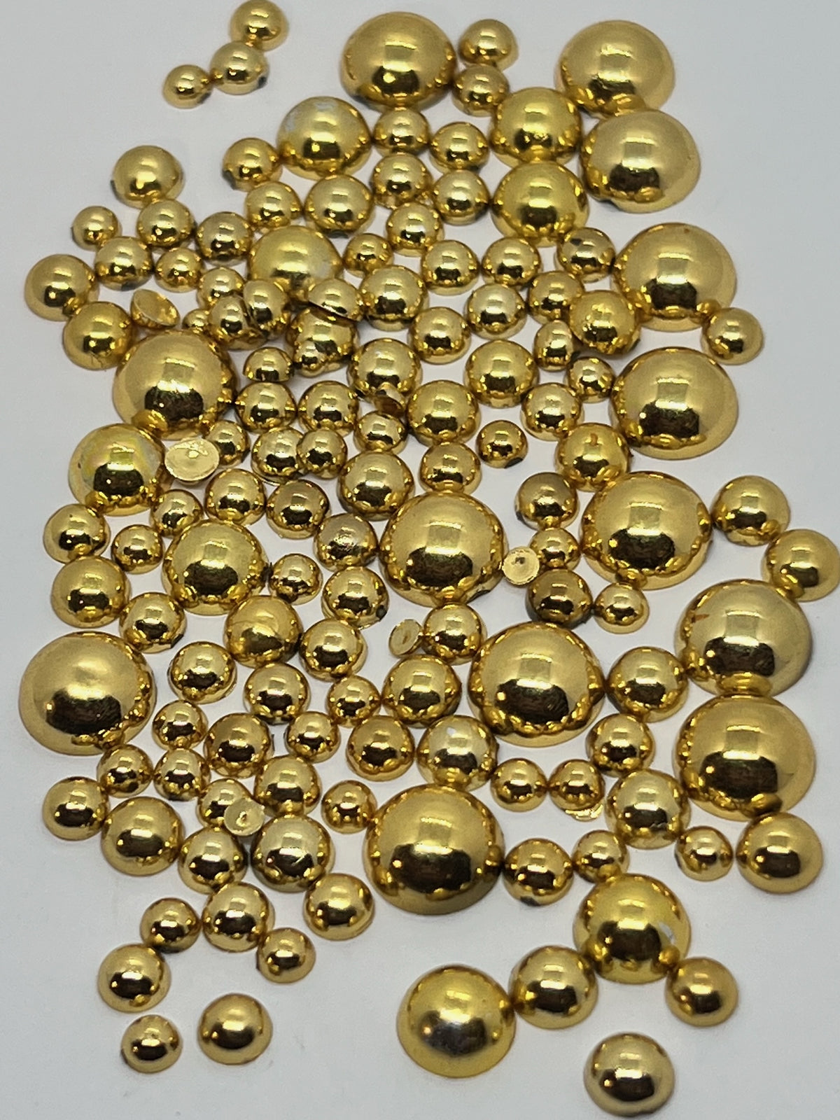 Mine Gold - Flat Back Pearls