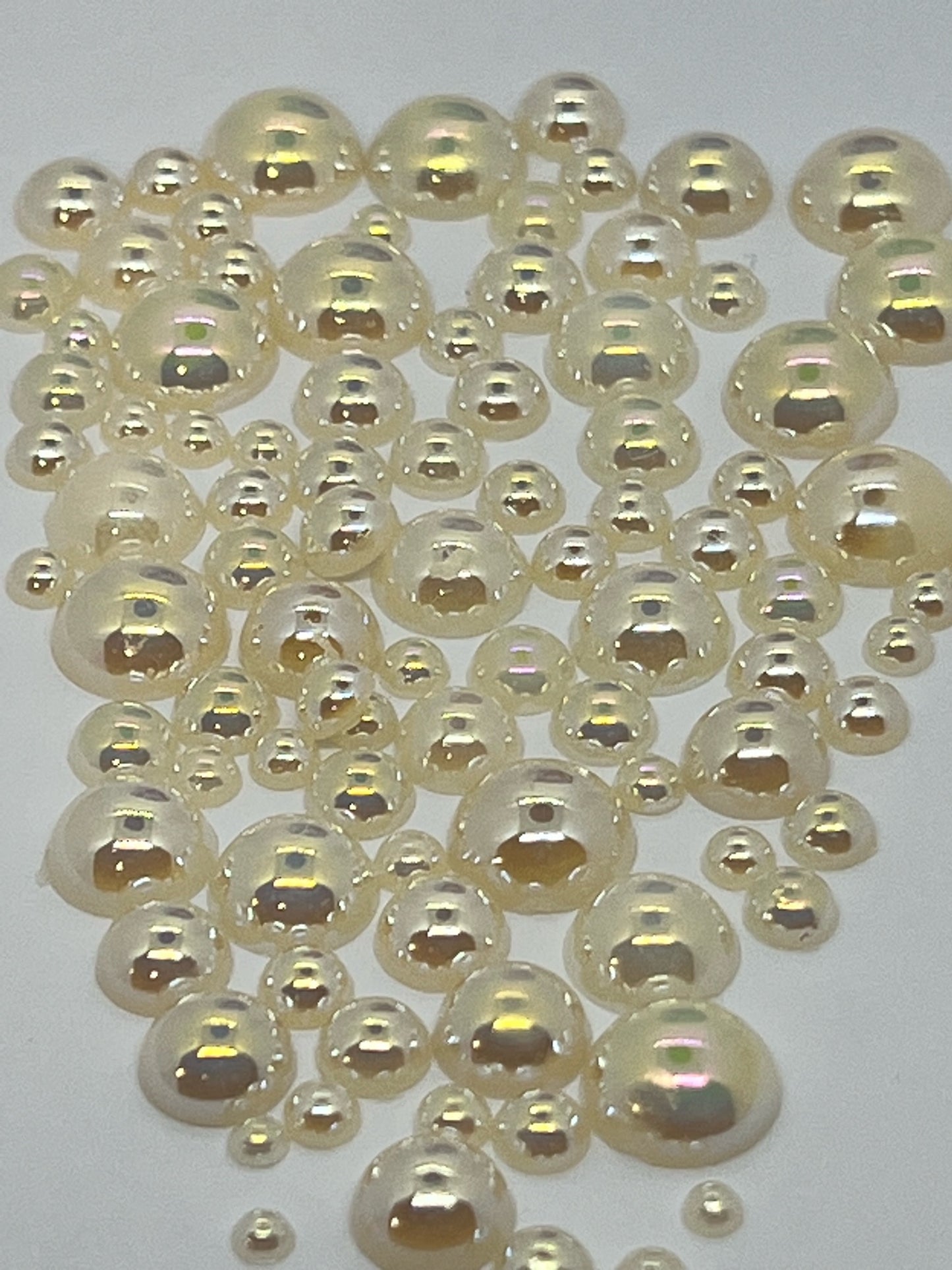 Pralines & Cream - Flat-Back Pearls
