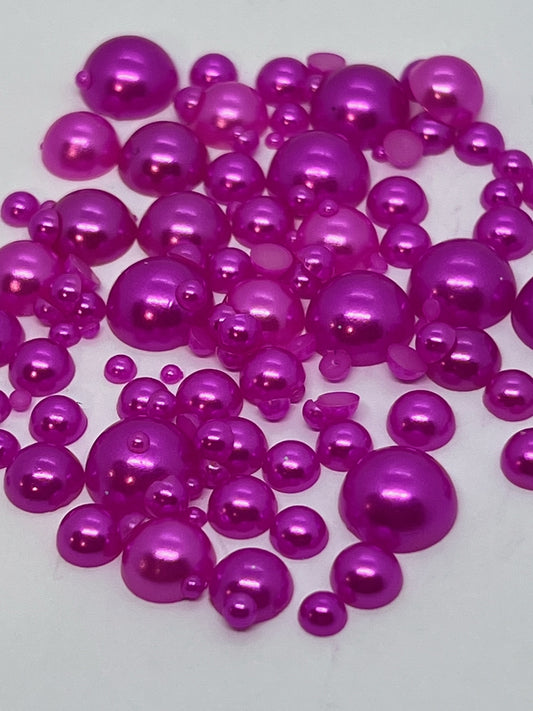 Rose - Flat Back Pearls