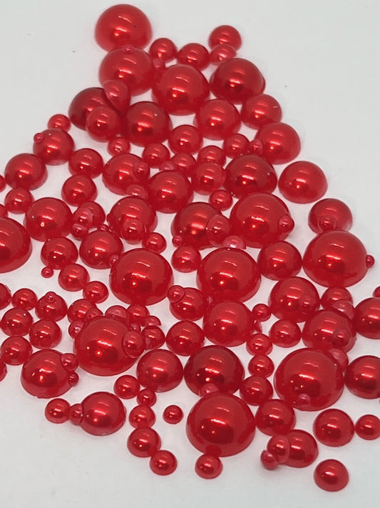 Siam - Flat Back Pearls