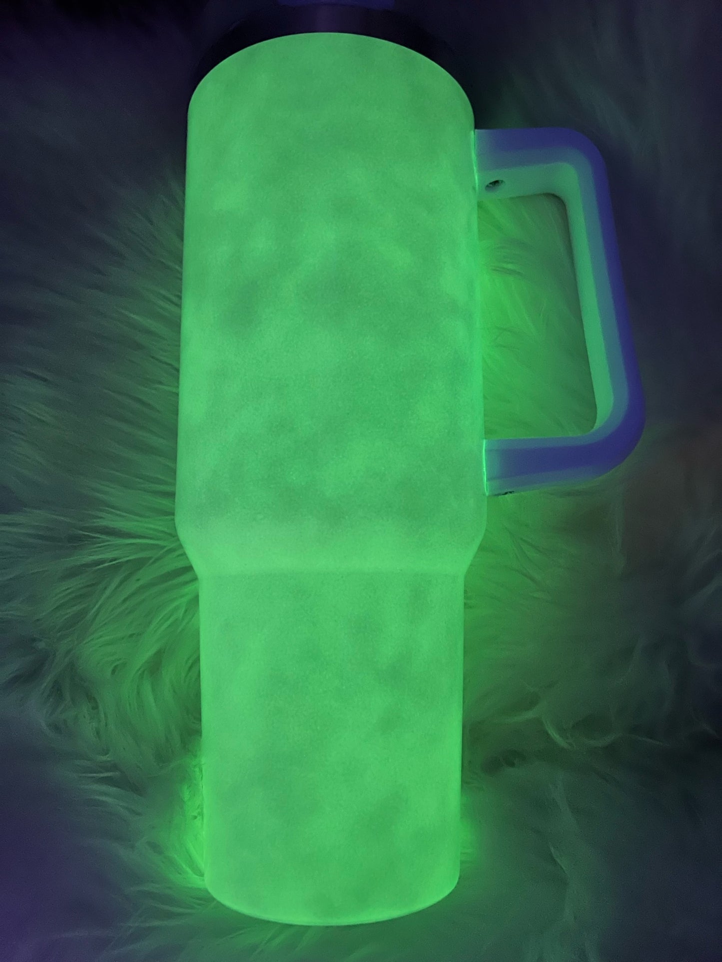 40oz Tumbler w/ Handle - Glow In The Dark