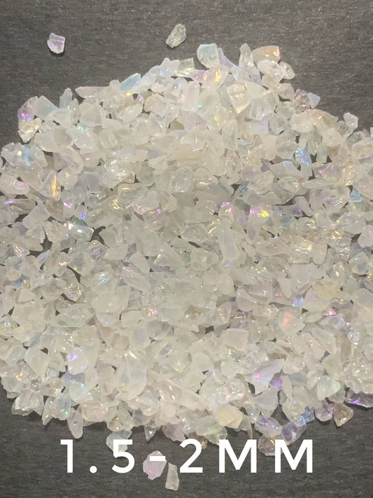 1.5-2mm Irregular Iridescent Ice Chips