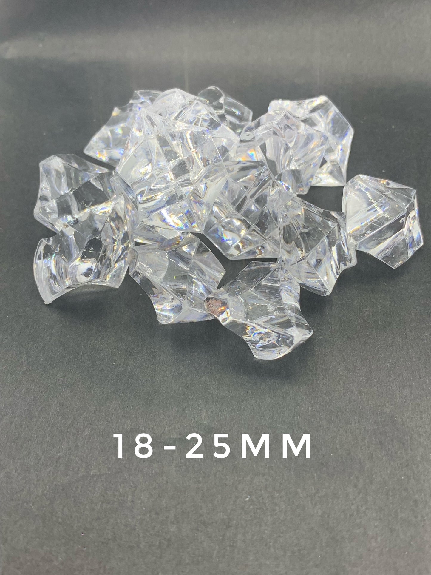 18-25mm Irregular Ice Chips (approx. 11pcs)