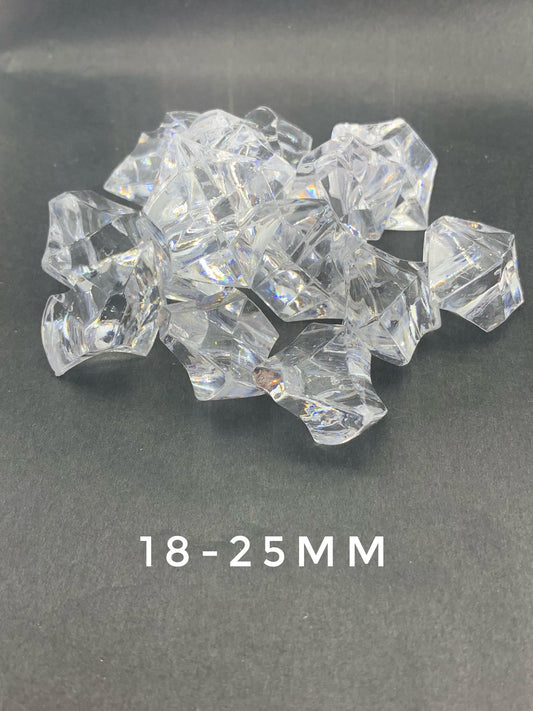 18-25mm Irregular Ice Chips (approx. 11pcs)