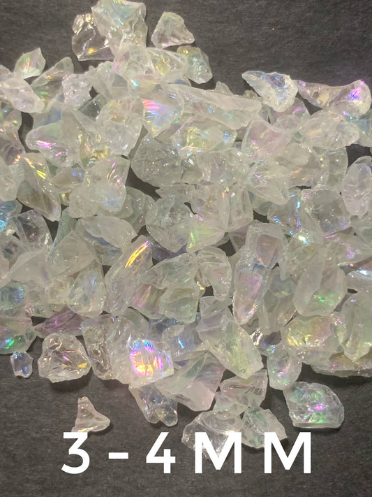 3-4mm Irregular Iridescent Ice Chips