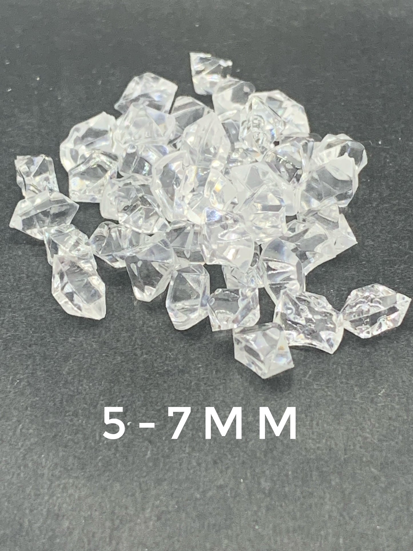 5-7mm Irregular Ice Chip (approx. 220pcs)
