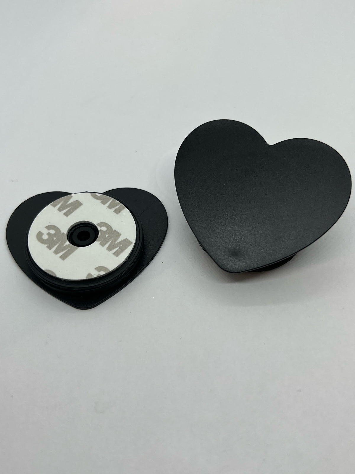 Black Heart Shape Phone Grip