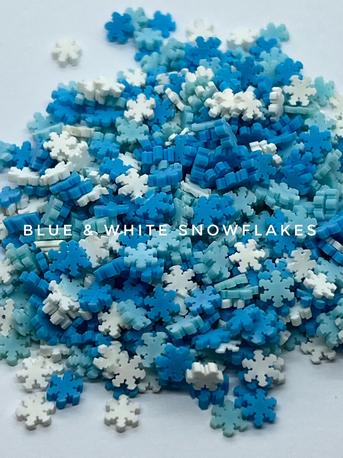 Blue &amp; White Snowflakes