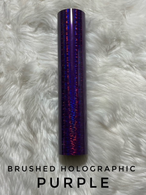 Brushed Holographic Purple