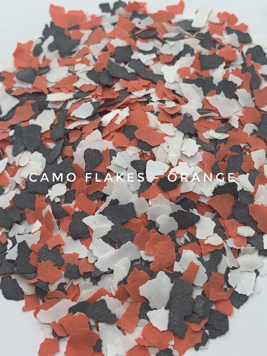 Camo Flakes - Orange