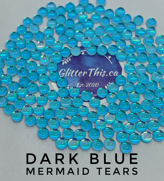 Dark Blue Mermaid Tears