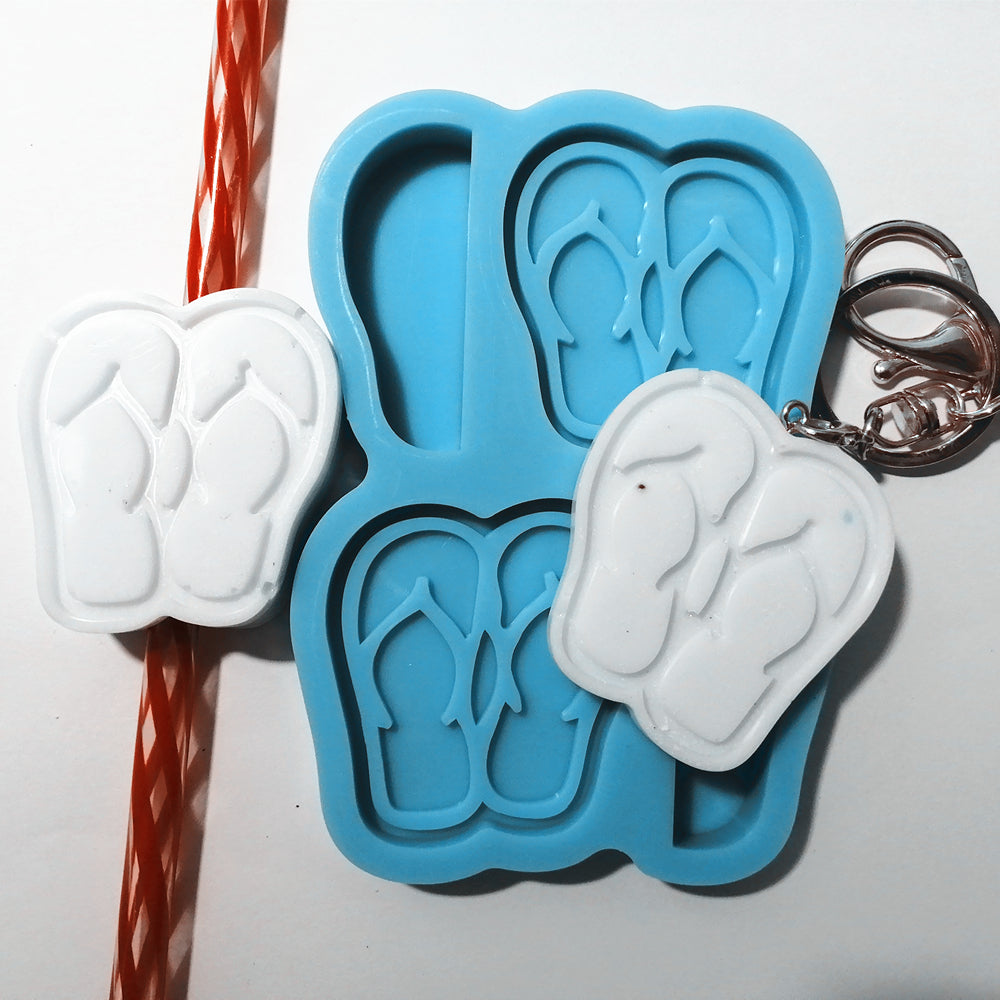 Flip Flops Straw Topper Mold