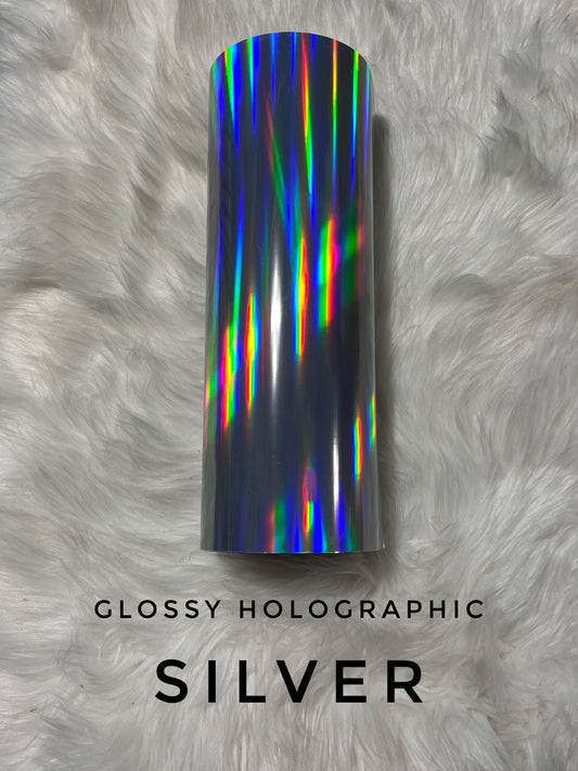 Glossy Holographic - Silver