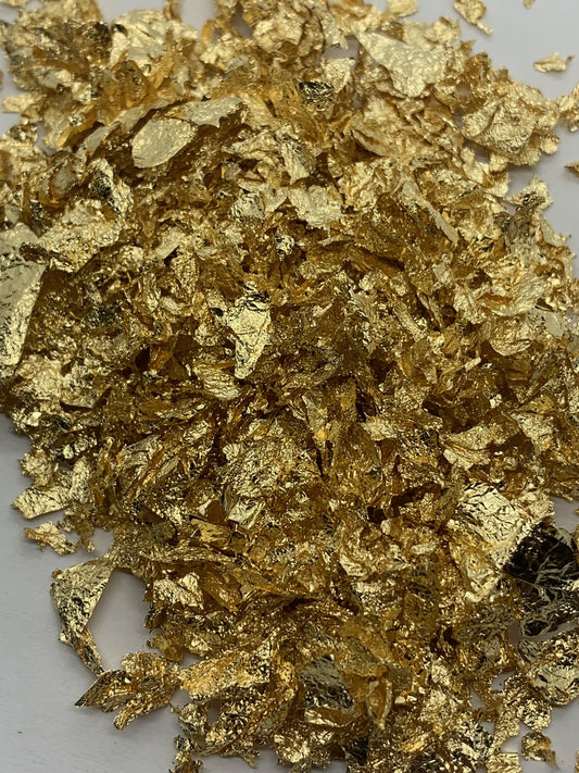 Metallic Foil Flakes - Gold