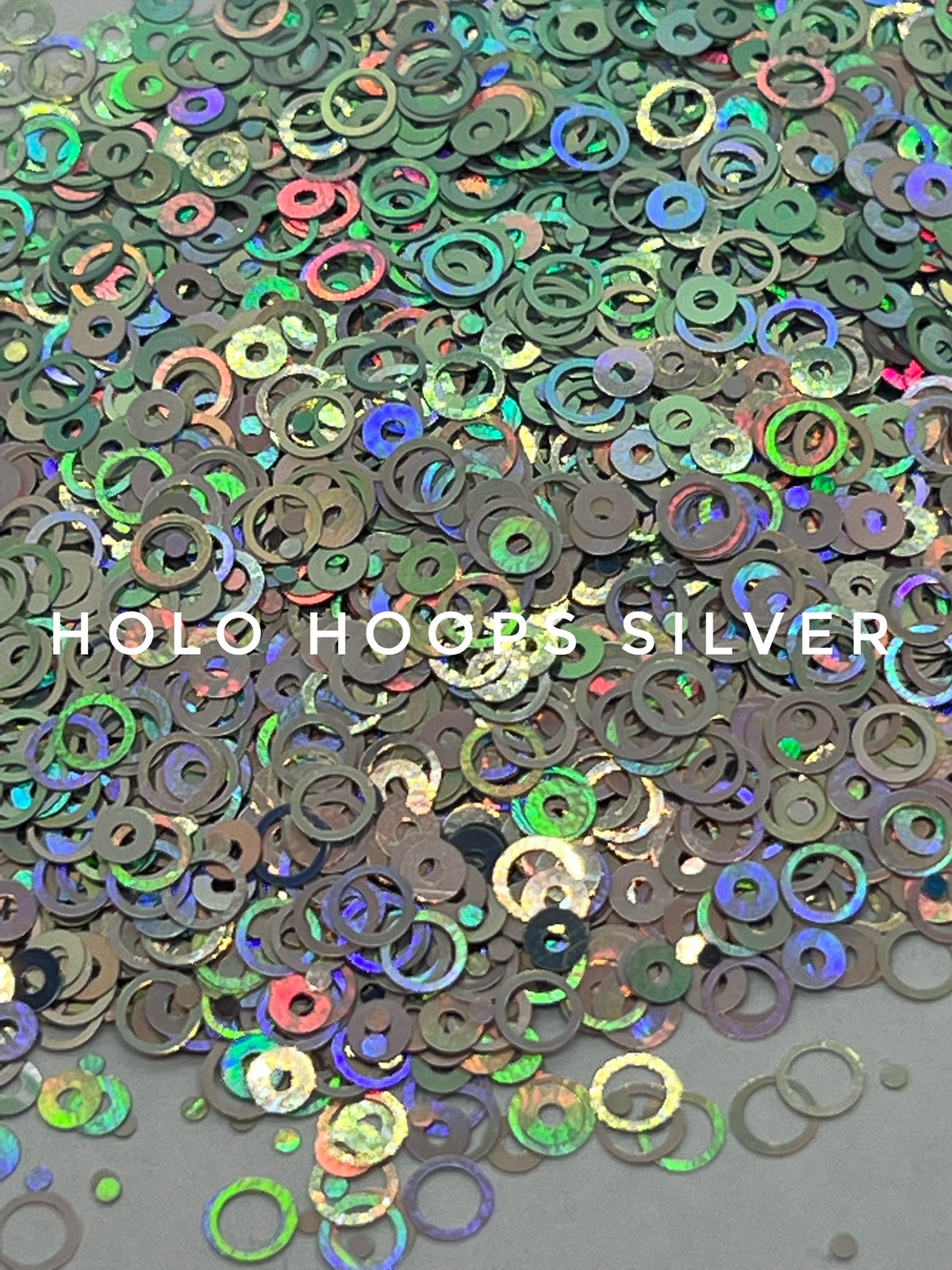 Holo Hoops Silver