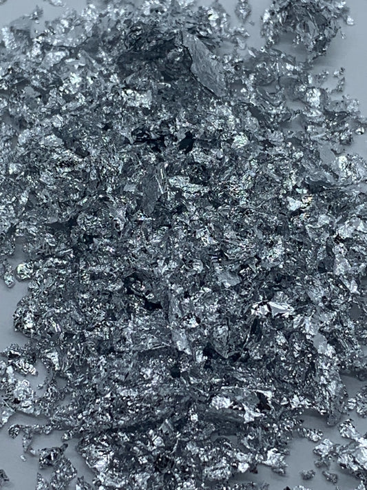 Metallic Foil Flakes - Silver