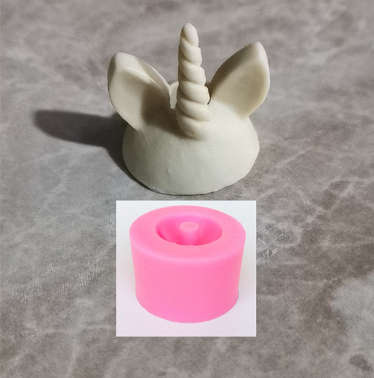 Unicorn Straw Topper Mold
