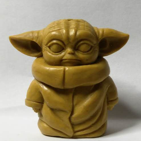 Grogu / Baby Yoda Straw Topper Mold